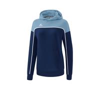 Erima Sweat à capuche Femme Change by New Navy/Faded Denim/Blanc Taille 38