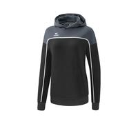 Erima „Change by Sweat à Capuche, Black Grey/Slate Grey/Blanc, 34 Femme