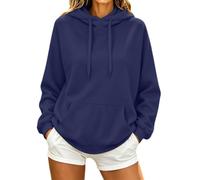 Sweat à Capuche Femme Fleece - Hoodie Pullover avec Poche et Cordon, Sweatshirt Confortable pour Gym Sport Loungewear et Usage Quotidien