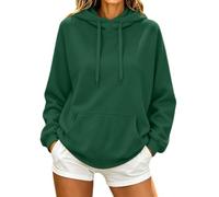 Sweat à Capuche Femme Fleece - Hoodie Pullover avec Poche et Cordon, Sweatshirt Confortable pour Gym Sport Loungewear et Usage Quotidien
