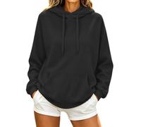 Sweat à Capuche Femme Fleece - Hoodie Pullover avec Poche et Cordon, Sweatshirt Confortable pour Gym Sport Loungewear et Usage Quotidien
