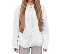 Sweat à Capuche Femme Hiver avec Poche Kangourou Et Poche De Transport pour Animal - Pull pour Chat - Sweat Kangourou Chien Oversize Confortable pour Maîtresse d'animal De Compagnie