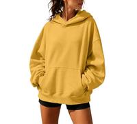 Sweat À Capuche Femme L Manche Longue Col Rond Coupe Ample Pull Over