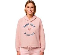 Sweat À Capuche Femme - Premium Maman Poule De Chez Poule 2 Mpt - Taille: L