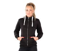 Richa Titan, femmes à capuchon zip XL Noir Noir