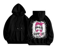 Sweat À Capuche Femme sans Plaid Polaire Pull Chaud Hiver Octobre Rose Veste Hoodie Vetement Mode Hoodies Chaude Kangourou Oversize Pins 2025 Vert Marin Manteau Sport Rouge Léopard Blanc~