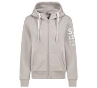 Sweat à capuche femme Sublevel fermeture éclair logo broderie poches