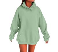 Sweat À Capuche Femme Surdimensionnés Manches Longues Sweatshirts avec Poche Oversize Hoodies Automne Et Hiver Sport Pull Décontracté Basique Sweat-Shirt Grande Taille Ample Y2K Hoodie Streetwear