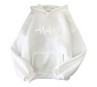 Sweat a Capuche Femme Sweat Fille 12 Ans Kawaii Plaid Long Femme Green Day Hoodie Chemise A Capuche Femmes Pull Col Camionneur Sportwear Bleu White Cardigan Women
