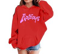 Sweat à Capuche Fille Garçon Sweatshirt Katseye K-Kpop Fan Vêtement de Support Merch Manches Longues Sweat à Capuche Style Coréen Y2K Hip Hop Streetwear Enfant