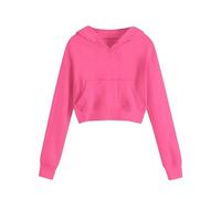 Sweat à Capuche Fille Sport Confort Manches Longues Cordon Ajustable Poche Kangourou vêtement Quotidien école (4-5 Years)