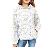 Sweat à capuche filles gaufres filles filles et filles automne capuche doux léger confortable sweats à manches longues fille couleur unie élégant pull hiver streetwear avec poches sweatshirt Y2k, Mr2