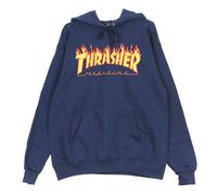 Sweat a capuche Flame Hood pour hommes, marine/jaune NAVY/YELLOW XL