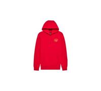 Sweat a capuche fox slogan rouge