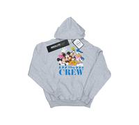 Sweat à capuche friends coton disney gris chiné 12/13A