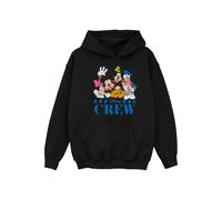 Sweat à capuche friends coton disney noir 7/8A