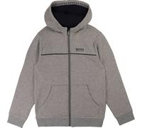Sweat À Capuche Garçon En Coton Gris Foncé 10A