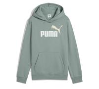 Puma ESS 2 Color No. 1 Logo Hoodie FL B, Sweats à Capuche Garçon, Green Moon,