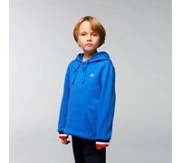 Sweat à capuche garçon play en molleton bleu roi 8A