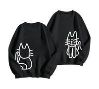 Sweat à capuche graphique à manches longues avec inscription « God is Greater Than The Highs and Lows » pour femme, Noir , S