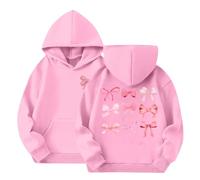 Sweat à capuche graphique « I'm Just A Girl » pour filles, joli pull à manches longues avec capuche et poche kangourou, sweat-shirt doux et décontracté pour filles de 3 à 14 ans