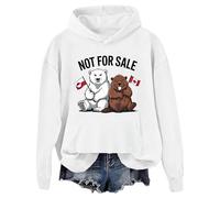 Sweat à capuche Greenland Is Not For Sale, Canada And Greenland Are Not For Sale Shirt, blanc, XXL