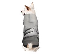 Sweat à capuche gris avec image de pierres zen imprimées pour chiot, doux, confortable et respirant pour animaux de compagnie, vêtement mignon pour chien, chat et petits animaux de compagnie, XS