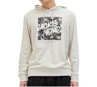 JACK & JONES Sweat à Capuche Sweat à Capuche Logo White Melange XL White Melange XL