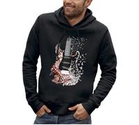 Sweat à capuche GUITARE ELECTRIQUE - Musique - PIXEL EVOLUTION - Homme - Réalité Augmentée S