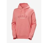 Sweat à capuche Helly Hansen Core Graphic rose chewing-gum clair femme - L