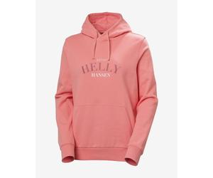 Sweat à capuche Helly Hansen Core Graphic rose chewing-gum clair femme - L