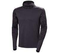 Sweat a capuche HELLY HANSEN LIFA MERINO MIDW BLC HOODIE (BLACK GRAPE ARC REFLECT AO) homme S