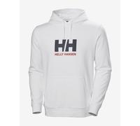 Helly Hansen Hommes Sweat à capuche avec logo HH, Blanc, L