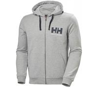 Sweatshirt à capuche Helly Hansen Logo Full Zip gris - S