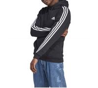 Sweat à Capuche Homme Adidas Essentials Fleece 3-Stripes Noir IB4028 M