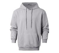 Sweat À Capuche Homme Automne Hiver Tendance Capuche Veste Sport Pull Coupe Relaxed Respirant Équipes Dynamiques avec Poches (Grey, M)