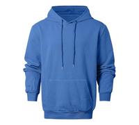 Sweat À Capuche Homme Automne Hiver Tendance Capuche Veste Sport Pull Coupe Relaxed Respirant Équipes Dynamiques avec Poches (Blue, L)