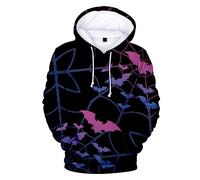 Sweat à Capuche Homme d'halloween, Sweat à Motif Sang et Lignes Criss-Croisées, pour Fêtes d'halloween, Soirées Thématiques et Looks de Style Alternatif