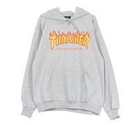 Sweat a capuche homme Flame Hood Gris/jaune GREY/YELLOW XL