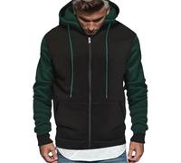 Sweat a Capuche Homme Hooded Sweatshirt Sweatshirt Homme à Capuche, Demi-Bouton, Design Tricoté pour Une Mode Automnale