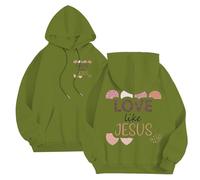 Sweat a Capuche Homme Imprimé Lettrage Thème Jesus Sweats à Capuche Homme Automne Hiver Chaud Sweatshirts Sport Décontracté Sweat Shirt Leger Respirant Pull Oversize Hoodie Pulls, Gilets et Sweats