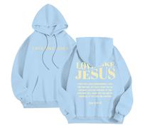Sweat a Capuche Homme Imprimé Lettrage Thème Jesus Sweats à Capuche Homme de Noel Pulls, Gilets et Sweats Automne Hiver Chaud Sweatshirts Oversize Sweat Shirt Respirant Hoodie Sport Décontracté Pull