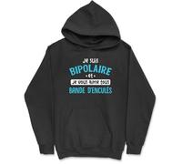 Sweat à capuche homme je suis XL