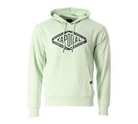 Sweat à Capuche Homme KAPORAL BENNIE - Vert - Manches longues - Col capuche - Imprimé sur la poitrine XXL
