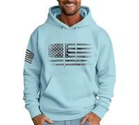 Sweat A Capuche Homme Manches Longues- Sweat-Shirt Imprimerie-Sweat Chaud Grande Taille avec Cordon De Serrage Poches Hoodies DéContractéS Automne Et Hiver A La Mode Classique Outwear