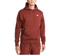 Sweat à Capuche Homme NIKE Club Fleece Marron BV2654-217 - Manches Longues - Col Capuche L