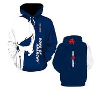 Sweat À Capuche Homme pour A.na.rc.h.y S.on.s Manches Longues Motif 3D Style Streetwear Vêtements Sport Veste Printemps Automne-D||XX_l