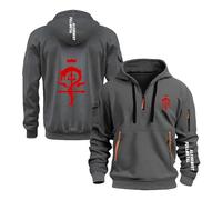 Sweat À Capuche Homme pour Vêtements De Sport F.u.LL.me.t.al Al.ch.e.mi.St Veste Décontractée Pull Uni Hirt Manches Longues Haut D'entraînement Manteau-SHSe||3X_l