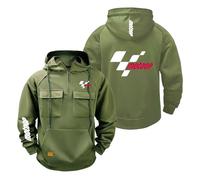 Sweat À Capuche Homme Printemps Automne M.o.to.G.P Graphique avec Poches Manches Longues Idéal pour Le Sport Et Les Loisirs-LvSe||3X_l