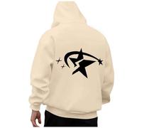 Sweat à capuche homme veste d'hiver sweat à capuche homme femme sweat à capuche personnalité européenne américaine broderie pull à capuche hip-hop décontracté cardigan manteau, kaki, L